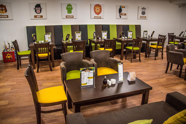 Full indoor play area café in Wrexham