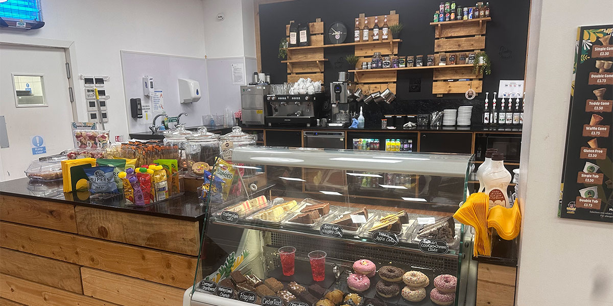 Café at Banana Ben’s in Wrexham