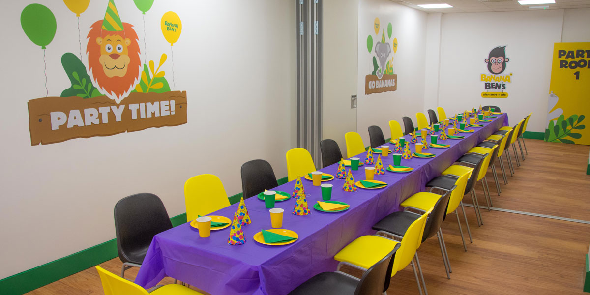 Children’s birthday party at Banana Ben’s in Wrexham